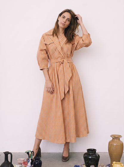 LADY BOSS DRESS ORANGE