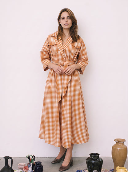 LADY BOSS DRESS ORANGE