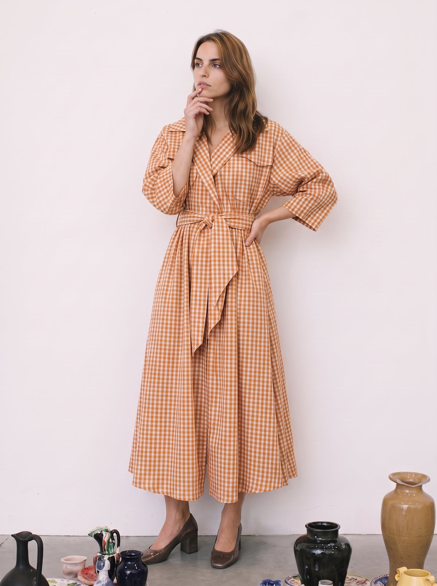 LADY BOSS DRESS ORANGE