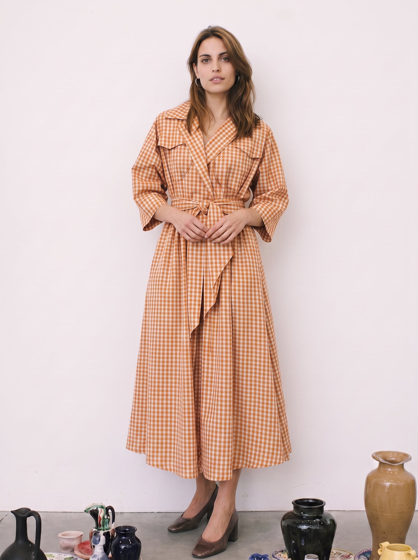 LADY BOSS DRESS ORANGE