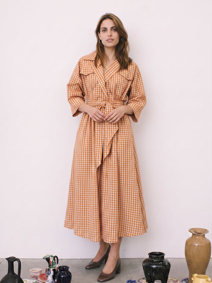 LADY BOSS DRESS ORANGE