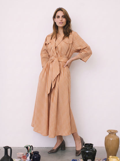 LADY BOSS DRESS ORANGE