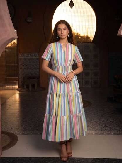 VALLEY OF COLOURS DRESS