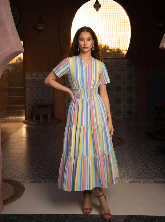 VALLEY OF COLOURS DRESS