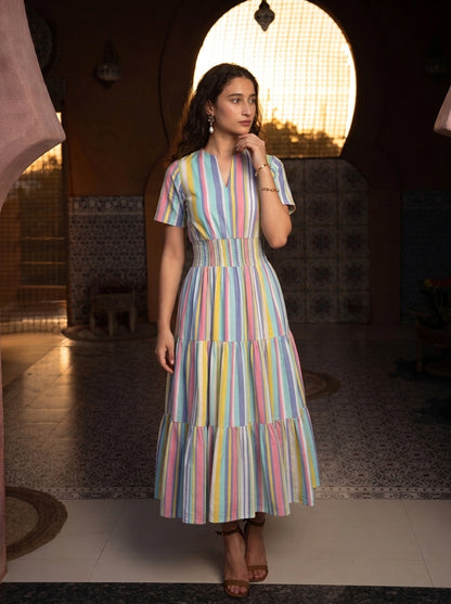VALLEY OF COLOURS DRESS