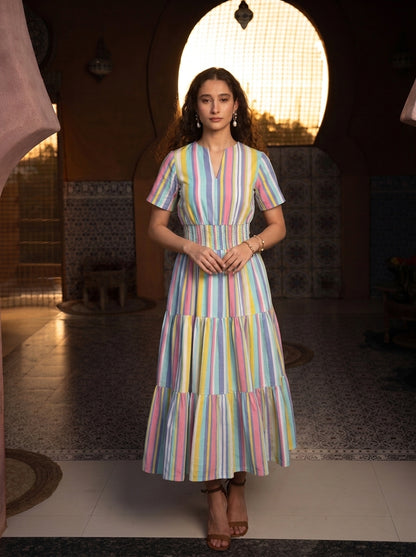 VALLEY OF COLOURS DRESS