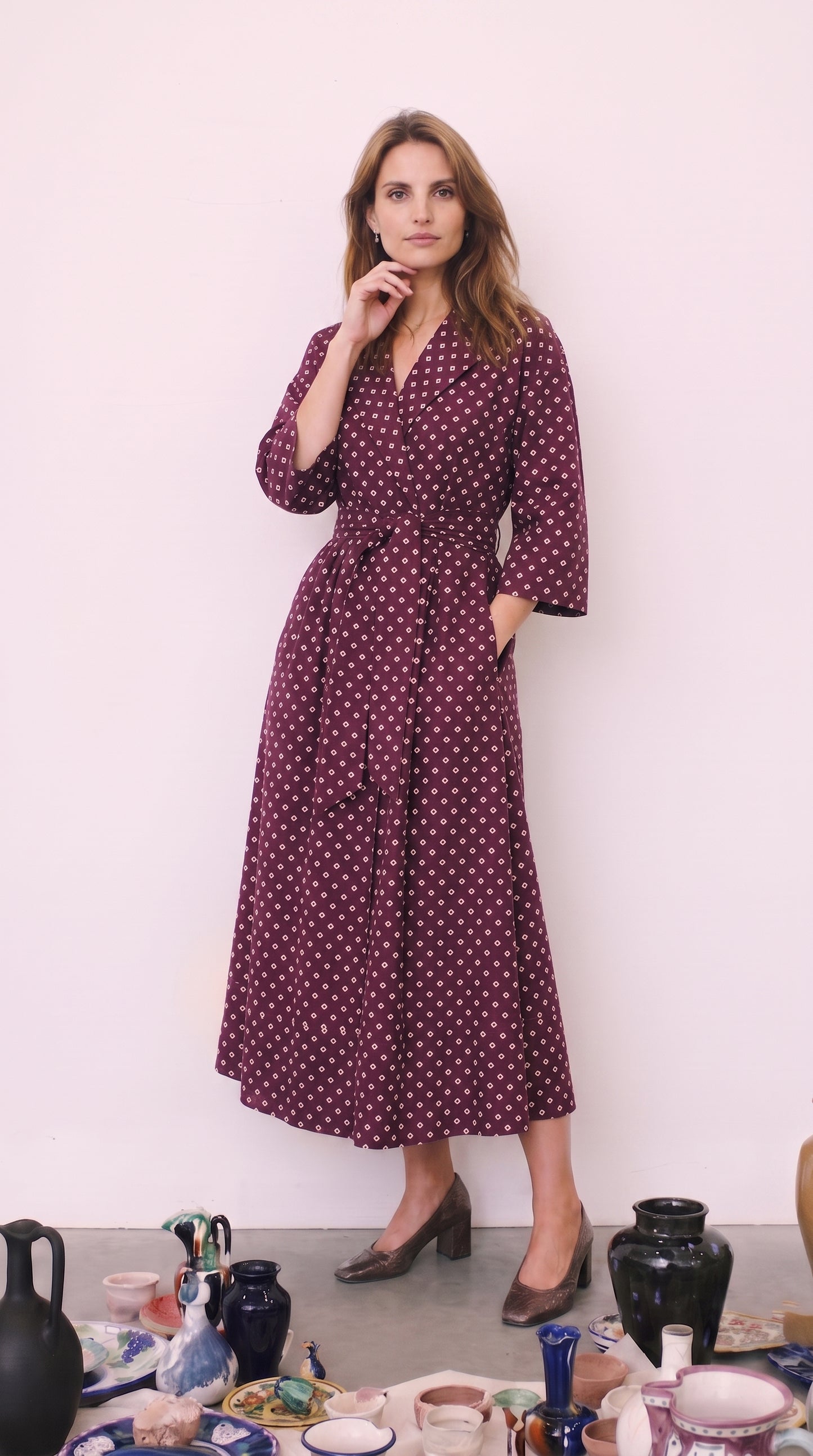 NOIR BANDHEJ DRESS