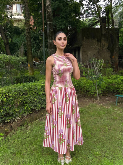 EVORA SMOKED DRESS