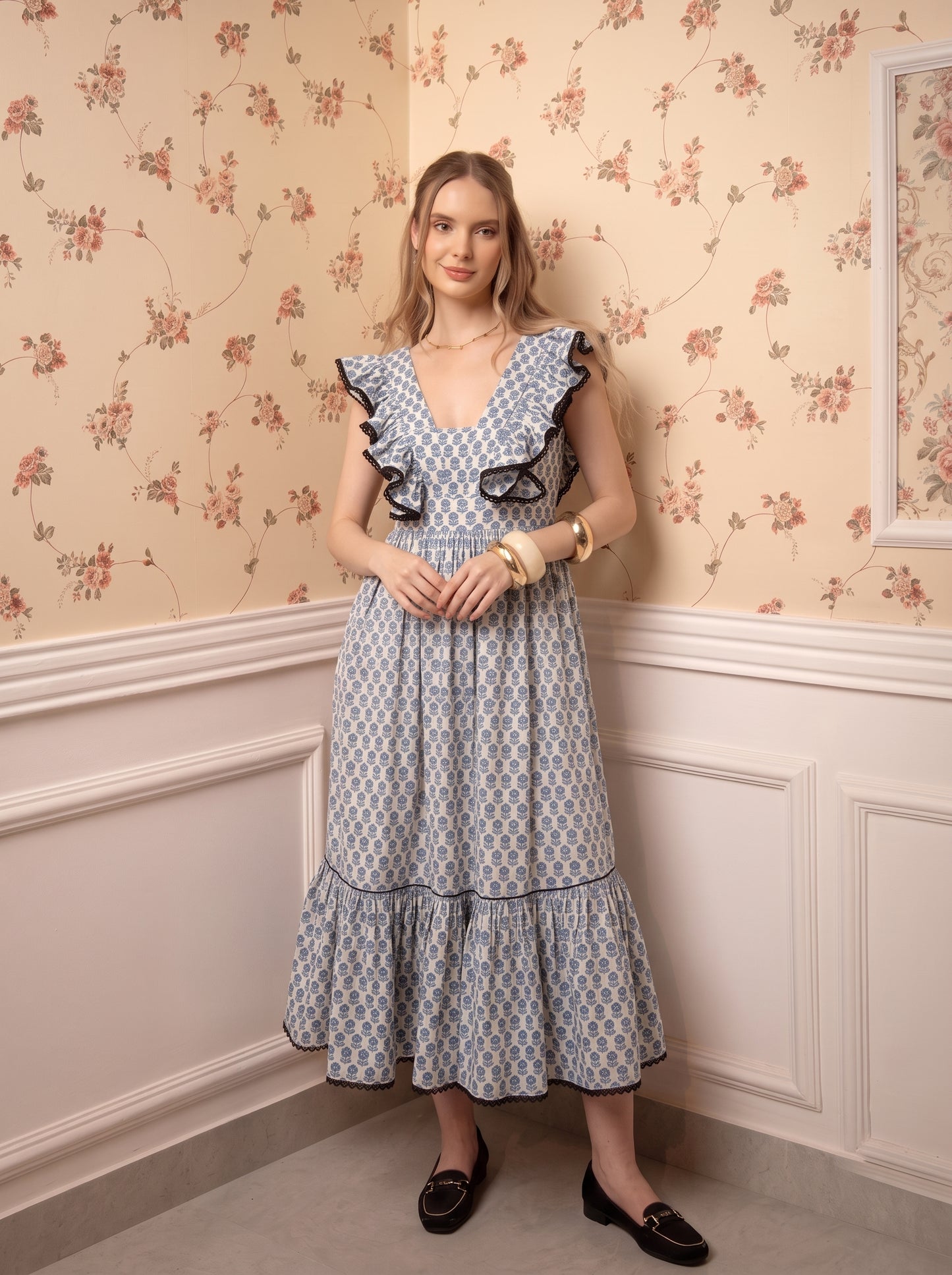PRINTED MAXI DRESS