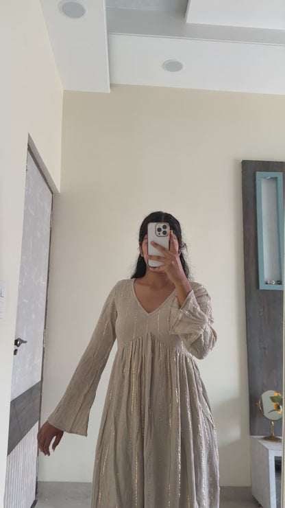 VANILLA LONG KURTI
